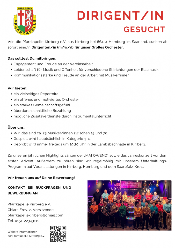 Musikalische Leitung gesucht